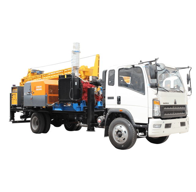 Truck integrated DTH rock water well drill rig machine Truck integrated DTH rock water well drill rig machine